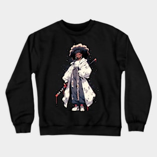 Afro Samurai Girl Crewneck Sweatshirt